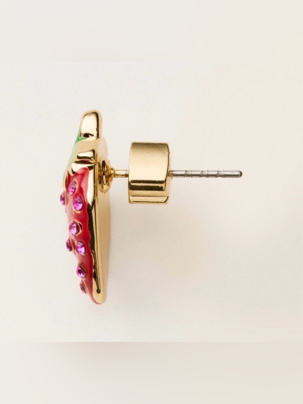 kate spade Gold & Red Novelty Stud Earring Set - Picture 9 of 11